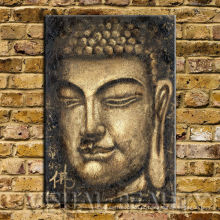 Arte famosa da pintura de Buddha na lona para a decoração Home